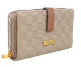 BESSIE LONDON Checkerboard Purse - MORE COLOURS