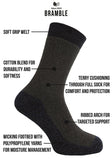 Bramble 3 Pack Wicking Boot Socks Grey Multi