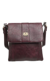 Purple 2 Pocket Cross Body Bag - Bessie London