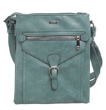 BESSIE LONDON Sage 3 Pocket Messenger Bag