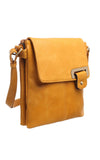 Yellow Classic Travel Cross Body Bag - Bessie London