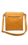 Yellow Classic Travel Cross Body Bag - Bessie London