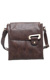 Mocha Classic Travel Cross Body Bag - Bessie London