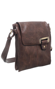 Mocha Classic Travel Cross Body Bag - Bessie London