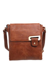 BESSIE LONDON Tan Classic Travel Cross Body Bag