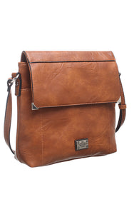 Tan Cross Body Bucket Bag - Bessie London