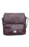 Purple Cross Body Bucket Bag - Bessie London)