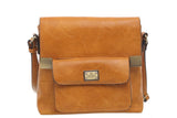 BESSIE LONDON Chestnut Crossbody Bag