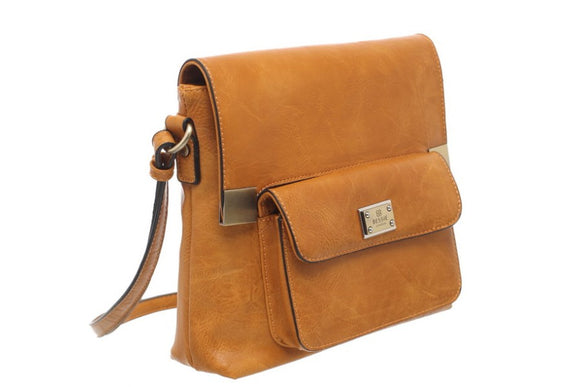BESSIE LONDON Chestnut Crossbody Bag
