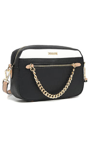 Black Two Tone Camera Bag - Bessie London