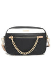 Black Two Tone Camera Bag - Bessie London