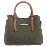 Green Small Checkerboard Tote - Bessie London