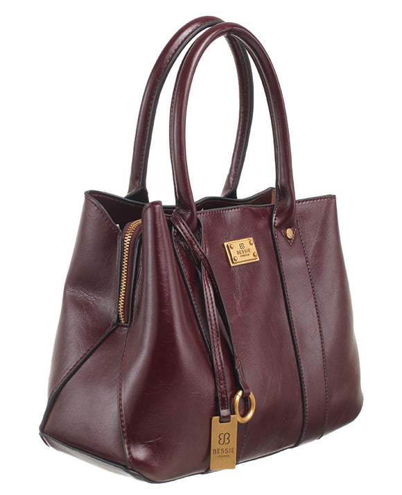 BESSIE LONDON Wine Ring Charm Tote Bag