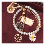 BESSIE LONDON Burgundy Glamour Chain Shopper Bag