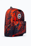 HYPE Black & Red Marble Wave Backpack