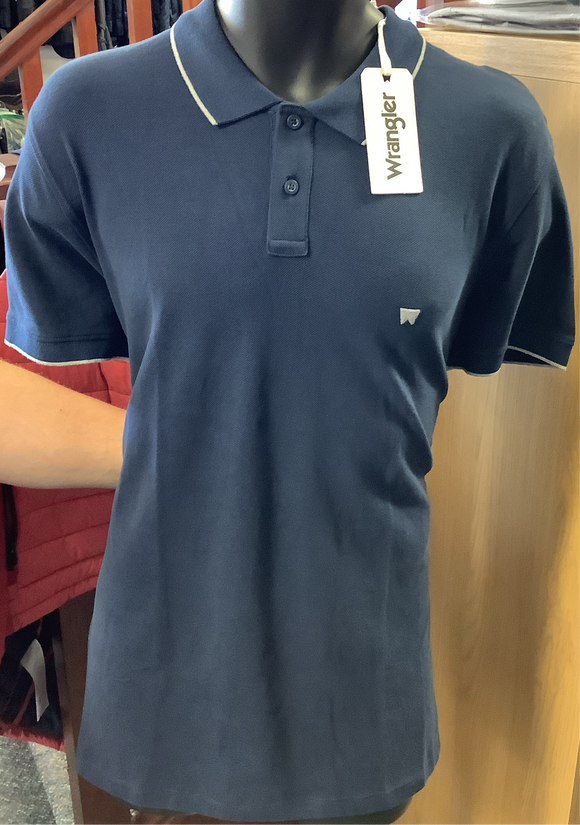 Wrangler Navy Polo Shirt