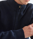 Wrangler Quarter Zip Knit Navy 112387646