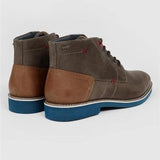 POD Aries Grey Oiled Leather Chukka Boot