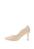 SORENTO Charlesville Gold Pointed Toe Heels