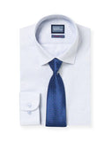 Daniel Grahame Navy and White Regular Long Sleeve Formal Shirt