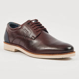 Pod Hampton Chestnut Leather Derby Shoe