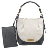 BESSIE LONDON Black Canvas Cross Body Bag