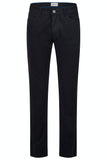 HATTRIC Hunter Navy Blue Cotton Trousers