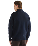 Wrangler Quarter Zip Knit Navy 112387646