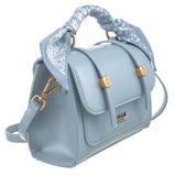 BESSIE LONDON Blue Box Cross Body Bag