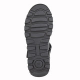 ROAMERS Black Patent T-Bar Shoe