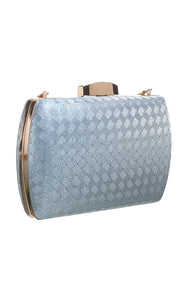 Blue Print Clutch Bag - Bessie London