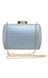 Blue Print Clutch Bag - Bessie London