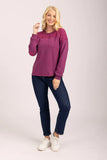 MUDFLOWER Plum Lighweight Sweatshirt