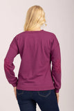 MUDFLOWER Plum Lighweight Sweatshirt