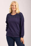 MUDFLOWER Navy Lighweight Sweatshirt