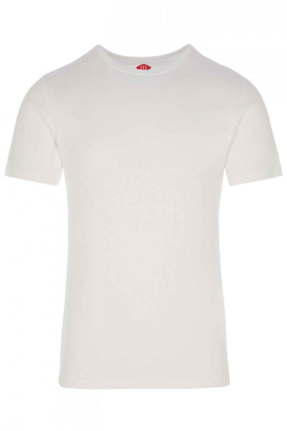 HJ HALL White Cotton Rich Thermal T-Shirt