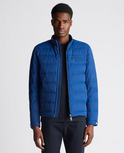 REMUS UOMO Blue Kaleb Casual Coat