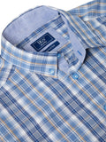 DRIFTER Sky Blue Check Long Sleeve Shirt