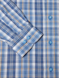 DRIFTER Sky Blue Check Long Sleeve Shirt