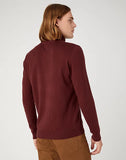 WRANGLER Wine Roll Neck Knit