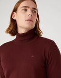 WRANGLER Wine Roll Neck Knit