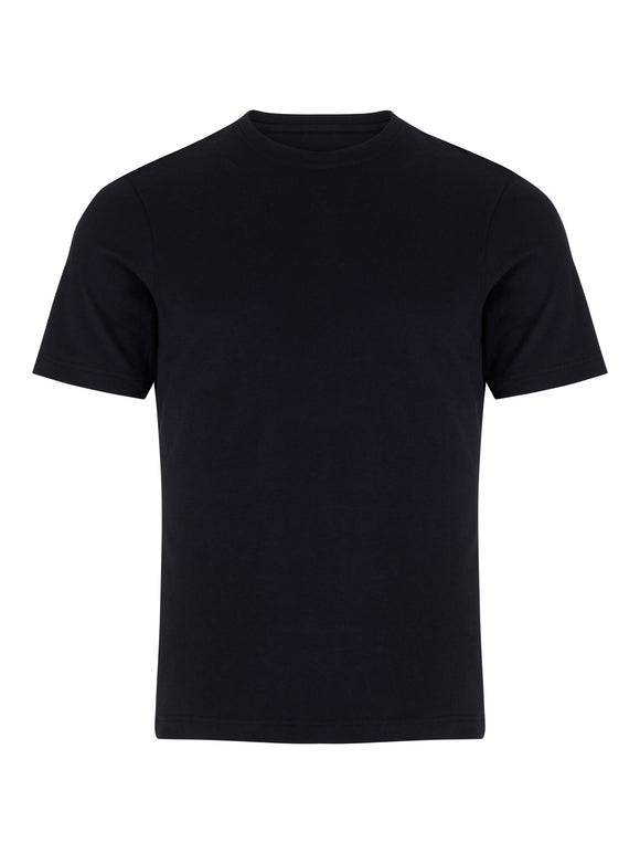 DRIFTER Black Round Neck Tee