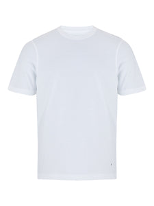 DRIFTER White Round Neck Tee