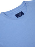 DRIFTER Blue Round Neck Tee