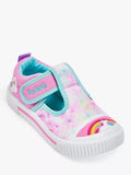 PODLER Kali Pink Tie Dye Canvas T-Bar Shoe