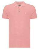 REMUS UOMO Pink Salmon Polo Shirt