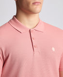 REMUS UOMO Pink Salmon Polo Shirt