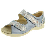 Surf Mottled Sky Blue Wide Fit Sandal