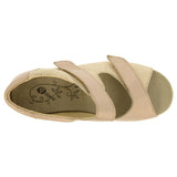 Petra Gold Wide Fit Sandal