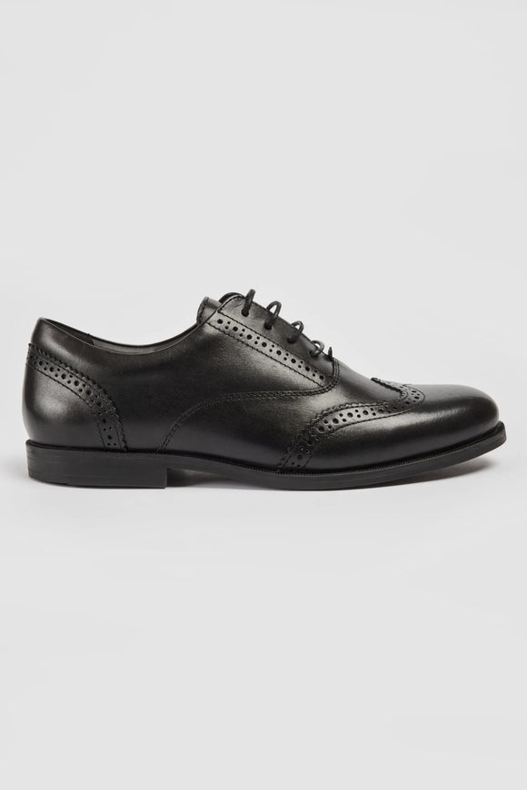 POD Lee Jazz Black Leather Brogue